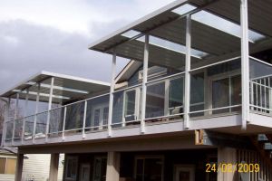 Aluminum and Glass Patio Cover | Castle Decks & Aluminum Products