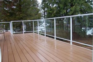 Glass Railing System | Castle Decks & Aluminum Products