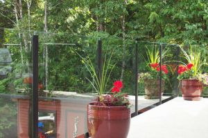 Glass Deck Railing | Castle Decks & Aluminum Products | Vancouver Island